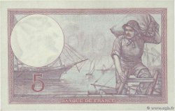 5 Francs FEMME CASQUÉE FRANCE  1933 F.03.17 pr.NEUF