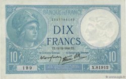 10 Francs MINERVE modifié FRANCE  1940 F.07.24 XF