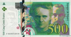 500 Francs PIERRE ET MARIE CURIE FRANCE  1995 F.76.02 pr.SUP