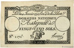 25 Sols FRANCE  1792 Ass.25a SPL