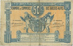 50 Centimes FRANCE régionalisme et divers Basses-Alpes 1917 JP.020.01 TB