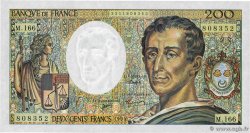 200 Francs MONTESQUIEU Modifié FRANCE  1994 F.70/2.01 pr.NEUF