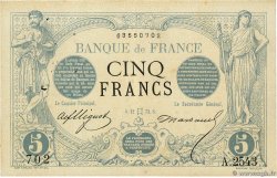 5 Francs NOIR FRANCIA  1873 F.01.18 MBC+