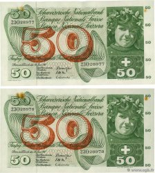 50 Francs Consécutifs SUISSE  1967 P.48g