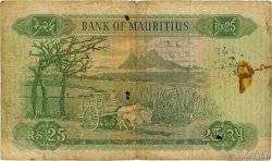 25 Rupees ÎLE MAURICE  1967 P.32 B+