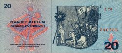 20 Korun TCHÉCOSLOVAQUIE  1970 P.092 SUP+