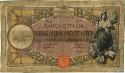 500 Lire ITALIEN  1940 P.051d SGE