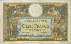 100 Francs LUC OLIVIER MERSON avec LOM FRANCIA  1908 F.22.01 BC+