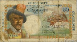 50 Francs Belain d&nbsp;Esnambuc GUADELOUPE  1946 P.34