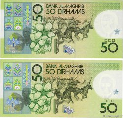 50 Dirhams MOROCCO  1991 P.64c/d UNC