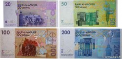 20 au 200 Dirhams Lot MOROCCO  2002 P.68 au P.71 UNC-