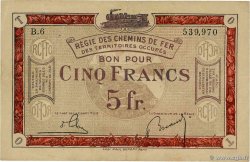 5 Francs Fauté FRANCE regionalism and miscellaneous  1918 JP.135.06 VF