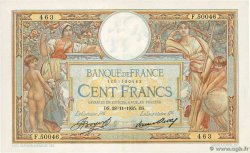 100 Francs LUC OLIVIER MERSON grands cartouches FRANCE  1935 F.24.14 TTB