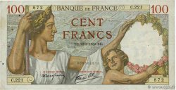 100 Francs SULLY FRANCE  1939 F.26.03 TB
