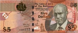 5 Dollars BAHAMAS  2007 P.72