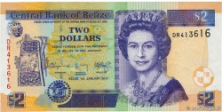 2 Dollars BELICE  2017 P.66f SC+