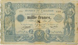 1000 Francs ALGERIEN  1924 P.076b