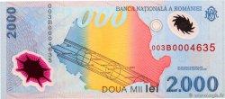2000 Lei Commémoratif ROMANIA  1999 P.111a UNC