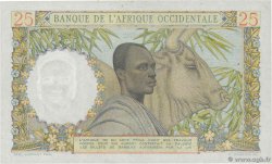 25 Francs FRENCH WEST AFRICA  1943 P.38 fST
