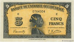 5 Francs AFRIQUE OCCIDENTALE FRANÇAISE (1895-1958)  1942 P.28a