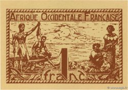 1 Franc FRENCH WEST AFRICA  1944 P.34b