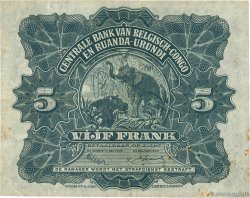 50 Francs BELGIAN CONGO  1952 P.21 F+
