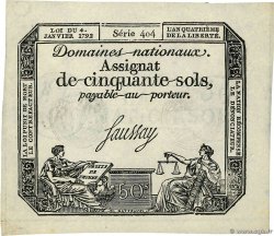 50 Sols FRANKREICH  1792 Ass.26a