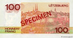 100 Francs Spécimen LUSSEMBURGO  1986 P.58as FDC