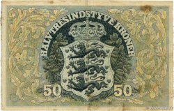 50 Kroner DINAMARCA  1938 P.032a MB