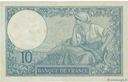 10 Francs MINERVE FRANCE  1927 F.06.12a VF