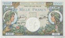 1000 Francs COMMERCE ET INDUSTRIE FRANCIA  1944 F.39.12