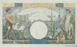1000 Francs COMMERCE ET INDUSTRIE FRANKREICH  1944 F.39.10 ST