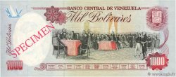1000 Bolivares Spécimen VENEZUELA  1991 P.073s1 fST