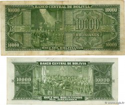 10000 Bolivianos Lot BOLIVIA  1945 P.146 et P.151 F - VF