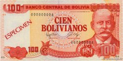 100 Bolivianos Spécimen BOLIVIA  1987 P.207s SC+