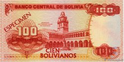 100 Bolivianos Spécimen BOLIVIA  1987 P.207s SC+