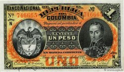 1 Peso COLOMBIA  1895 P.234 SC