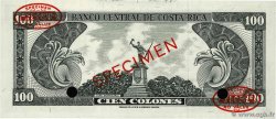 100 Colones Spécimen COSTA RICA  1966 P.234s UNC-