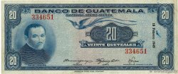 20 Quetzales GUATEMALA  1949 P.027 BB