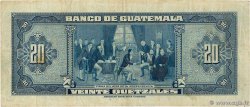 20 Quetzales GUATEMALA  1952 P.027 SS