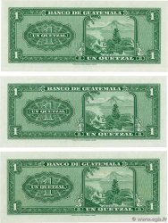 1 Quetzal Lot GUATEMALA  1972 P.052h UNC