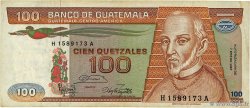 100 Quetzales GUATEMALA  1987 P.071 BC