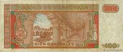 100 Quetzales GUATEMALA  1987 P.071 TB