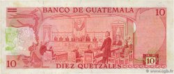 10 Quetzales GUATEMALA  1978 P.061c VZ