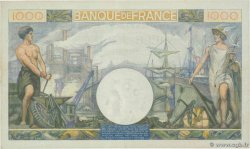 1000 Francs COMMERCE ET INDUSTRIE FRANCE  1944 F.39.10 XF-