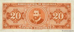 20 Cordobas NICARAGUA  1968 P.118a VF+