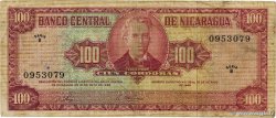 100 Cordobas Fauté NIKARAGUA  1968 P.120b S