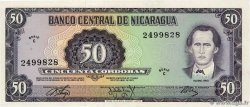 50 Cordobas NICARAGUA  1972 P.125 UNC-