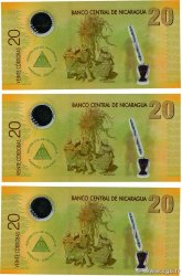 20 Cordobas Remplacement NICARAGUA  2007 P.202a FDC