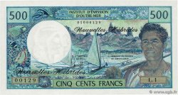 500 Francs NEUE HEBRIDEN  1979 P.19b fST+